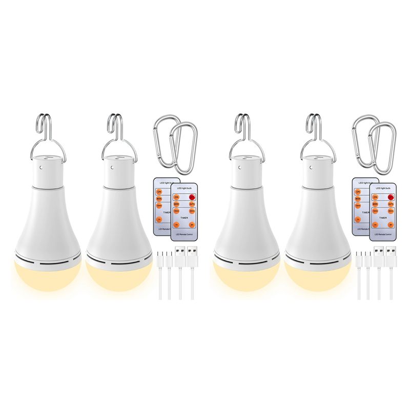 Power Outage Light - B03C-USB Rechargeable Light Bulb With Remote
