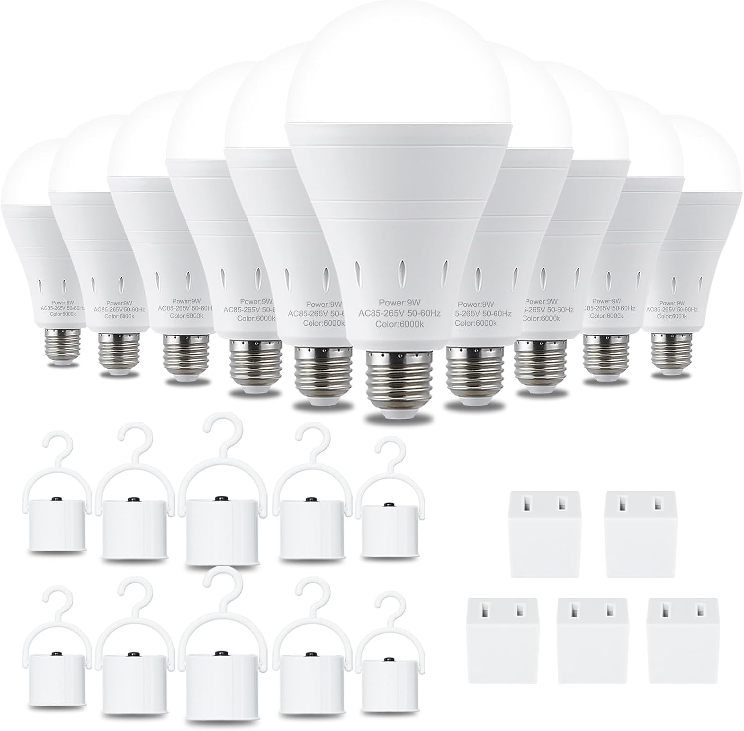 Power Outage Light - Rechargeable Emergency Light Bulbs Battery Powered
