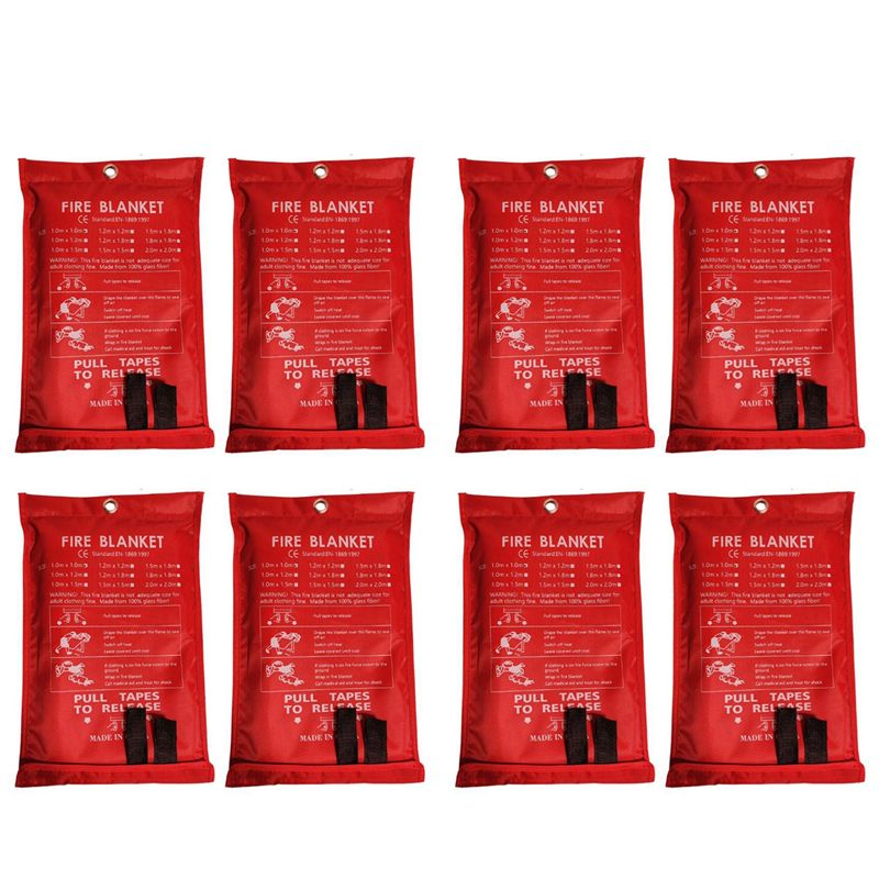 Fire Blanket Kitchen - B48B-8PCS Emergency Fire Blanket, Fire Blanket,