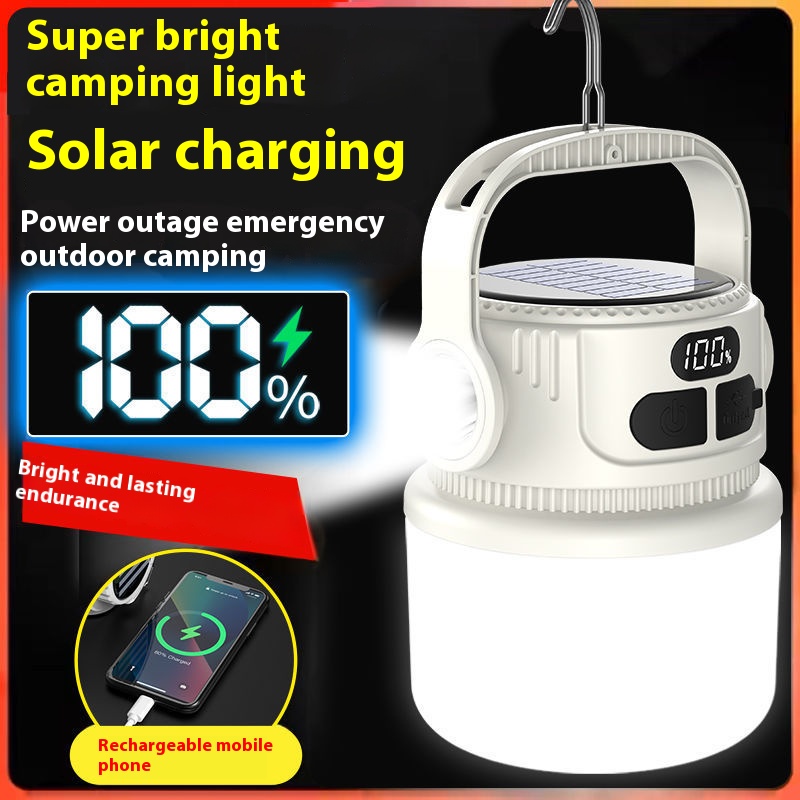 Power Outage Light - LED Solar Bulb Light Rechargeable Portable