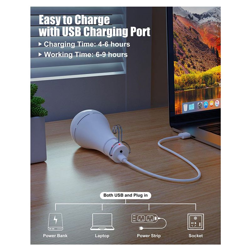 B03C-USB Rechargeable Light Bu - Power Outage Light recension och pris