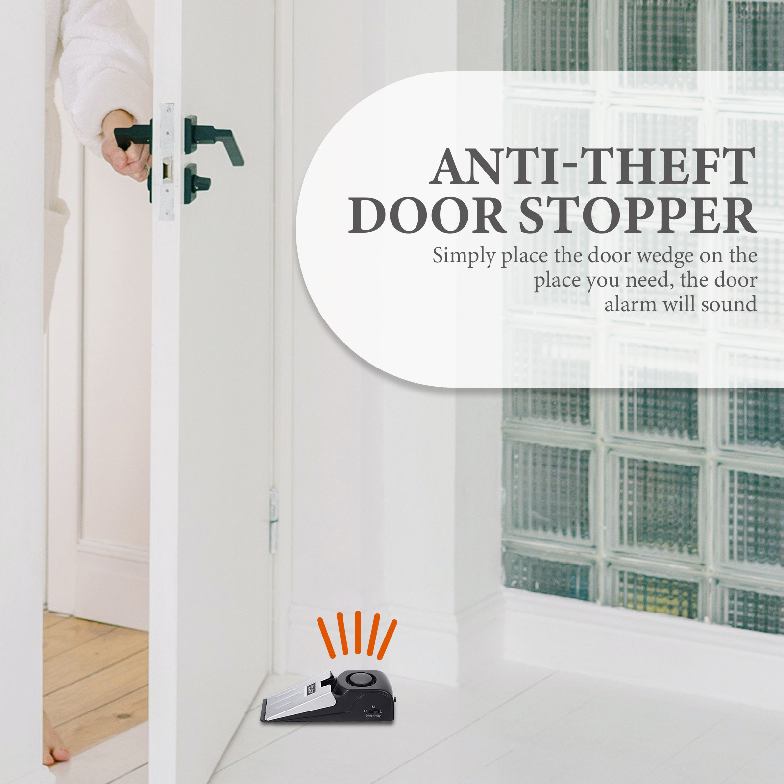Press-type Stopper Safety Alar - Door Stop Alarm recension och pris