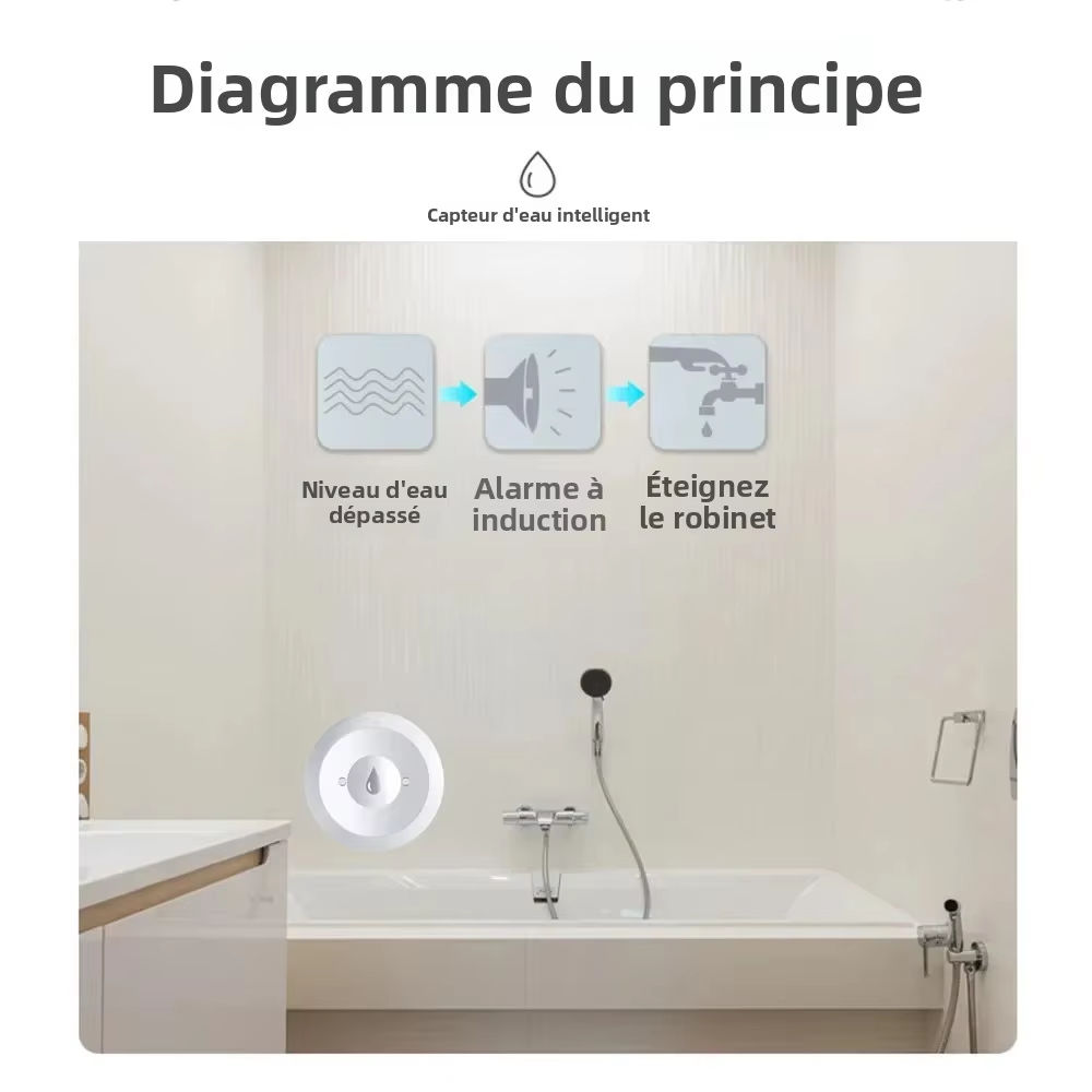 Work With Tuya ZigBee 3.0 Wate - Water Alarm Sensor recension och pris