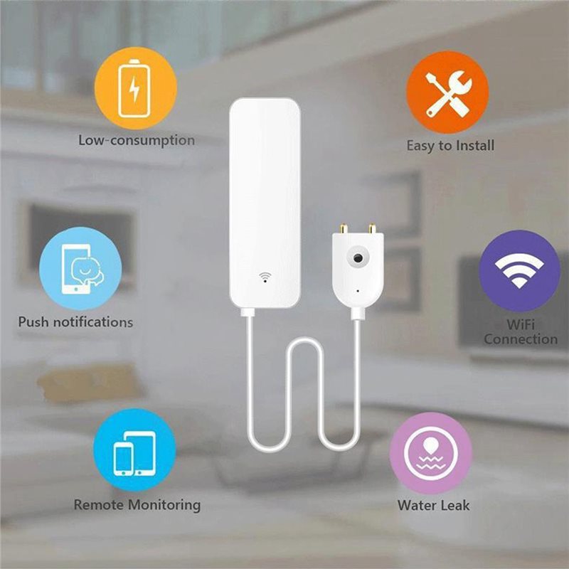 SYW-Tuya WIFI Water Overflows  - Water Alarm Sensor recension och pris
