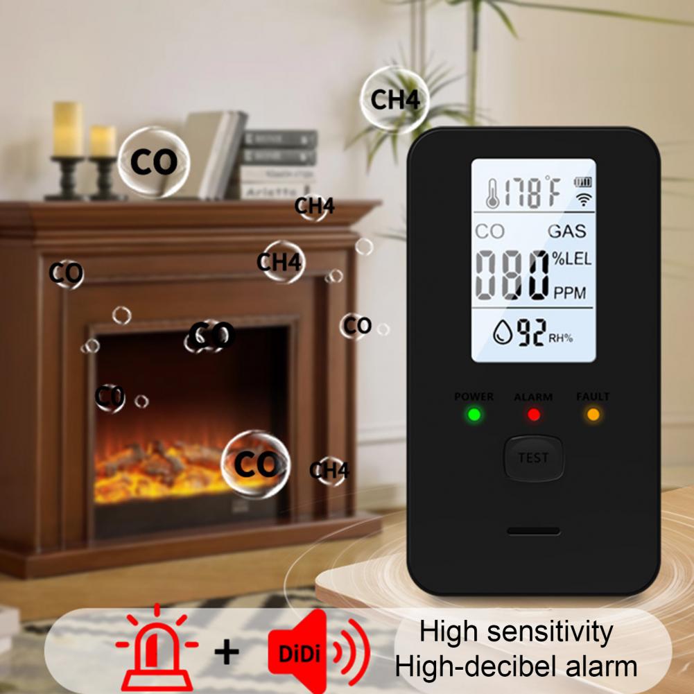 Natural Gas & Carbon Monoxide  - Co Detector Plug recension och pris