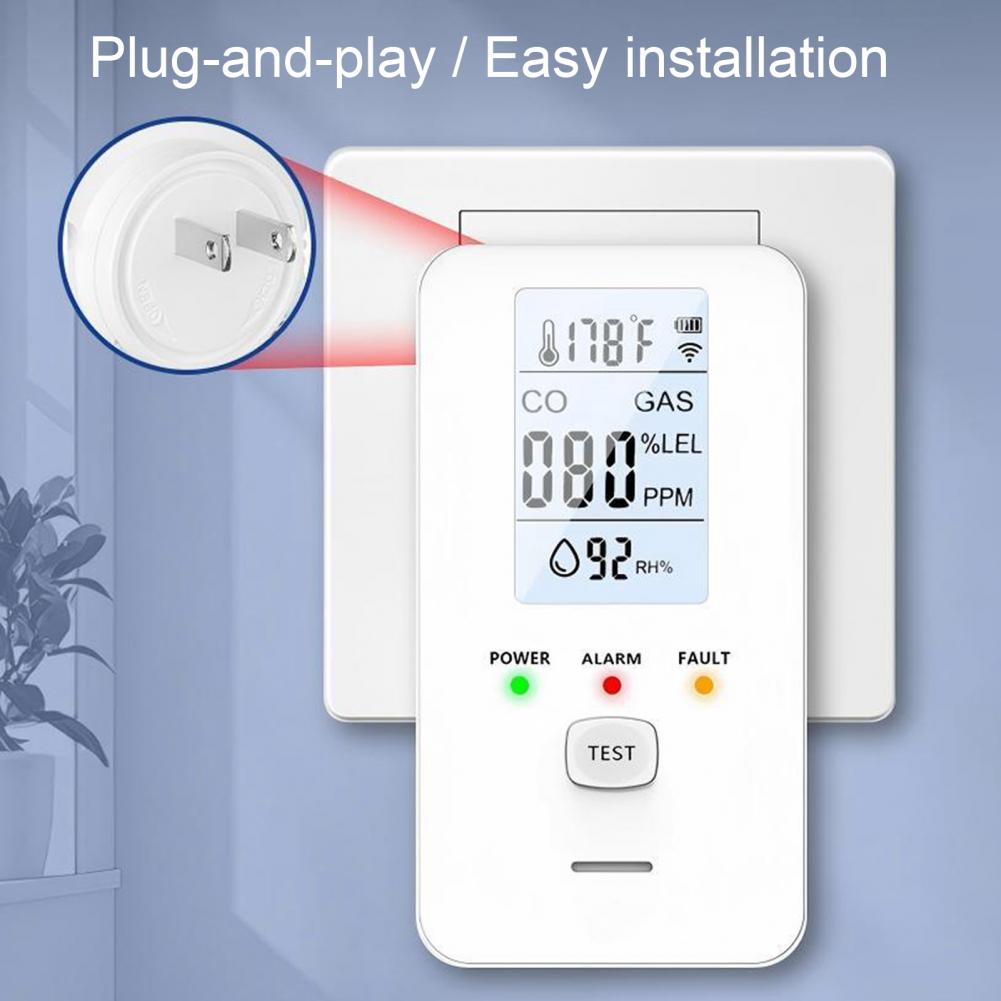 Natural Gas & Carbon Monoxide  - Co Detector Plug recension och pris