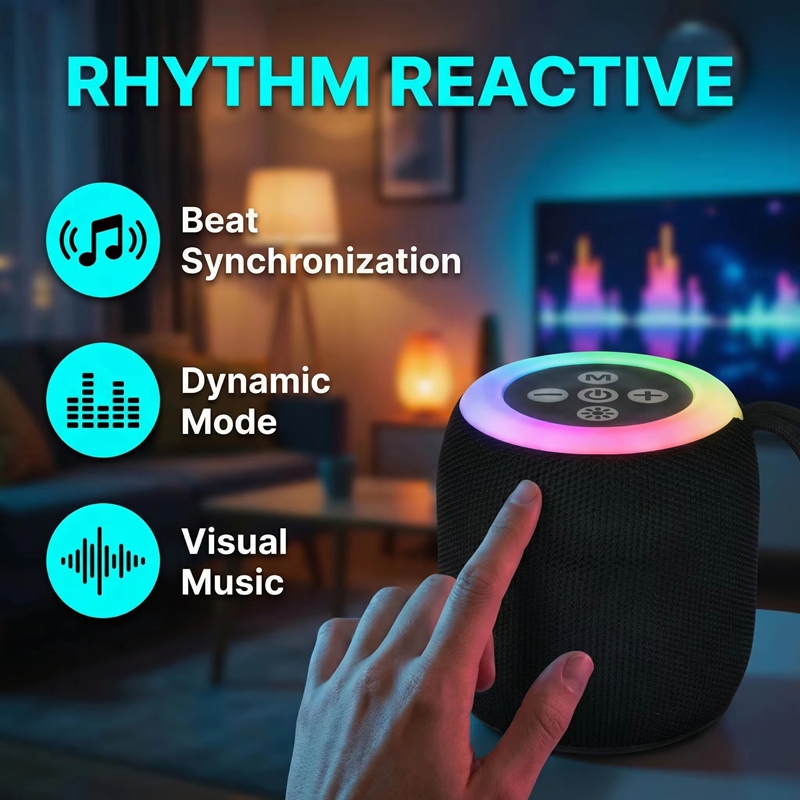 Mini Bluetooth Speaker with La - Google Speaker Nest Audio recension och pris