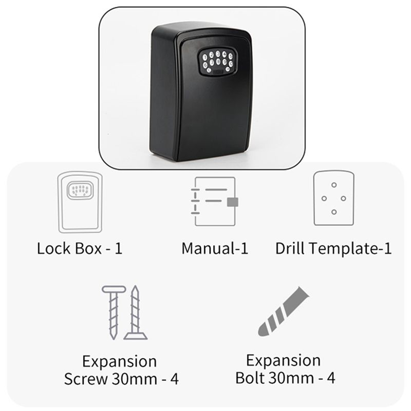 A92Z TUYA Smart Key Box Blueto - Lockbox Key Secure recension och pris