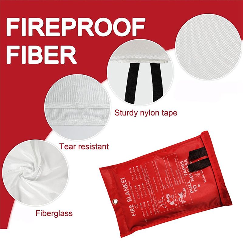 B48B-8PCS Emergency Fire Blank - Fire Blanket Kitchen recension och pris
