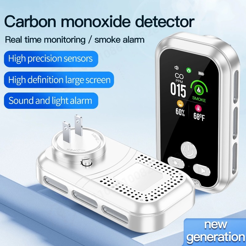 Portable 6 in 1 Gas Detector A - Co Detector Plug recension och pris