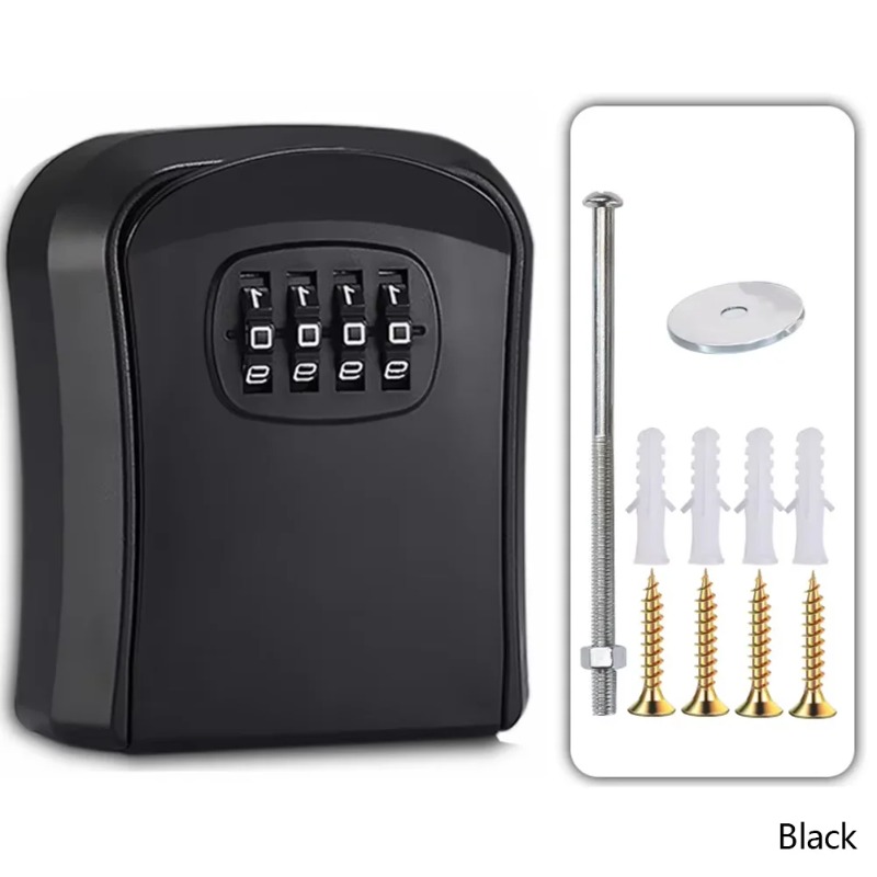 Wall Mount Key Lock Box 4 Digi - Lockbox Key Secure recension och pris